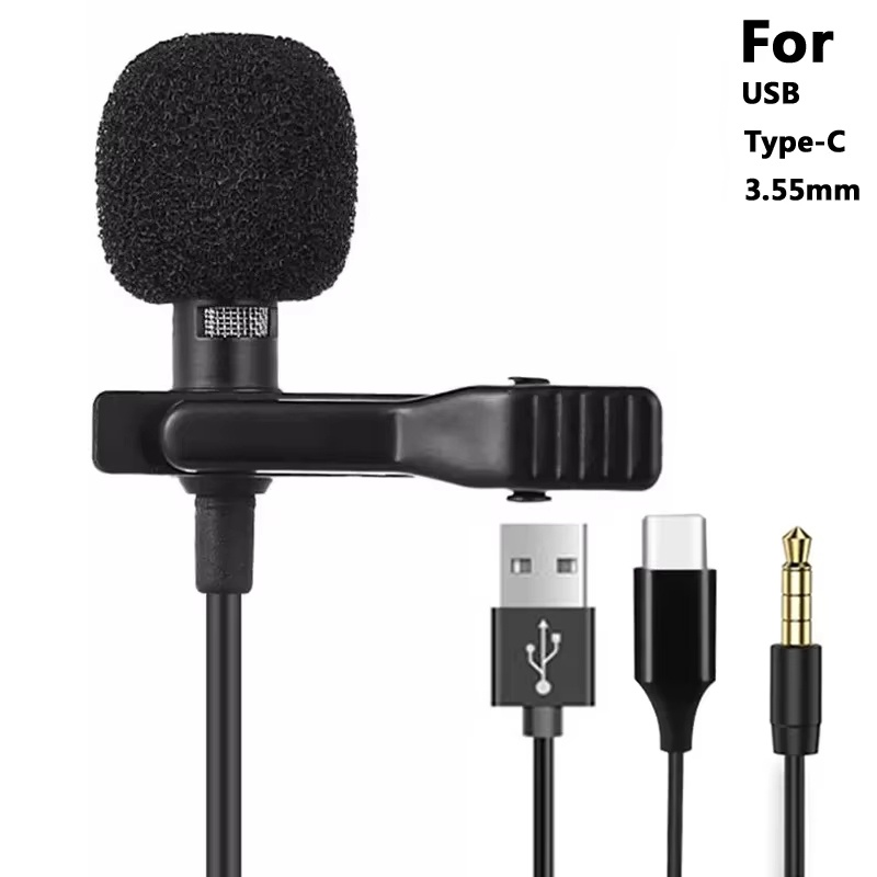 Micro Usb Cable - 3.5mm Mini Portable Lavalier Microphone For