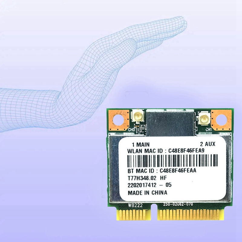 AR5B22 AR9462 WiFi Card+Intern - Antenna 2.4Ghz ulasan dan harga