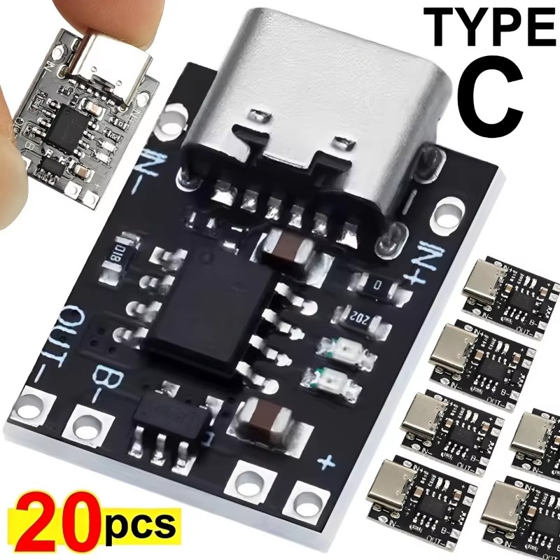 1/10/20PCS 3.7V Lithium Batter - Li Ion Charger Module ulasan dan harga