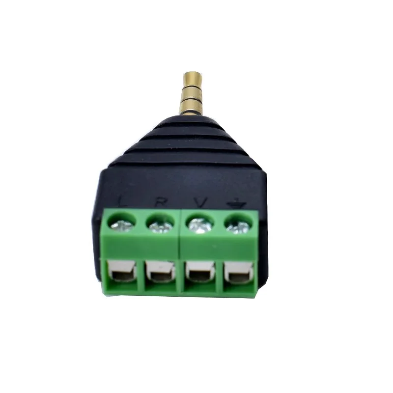 5/20/100PCS  3.5mm Stereo 4 Po - Screw Terminal Block ulasan dan harga