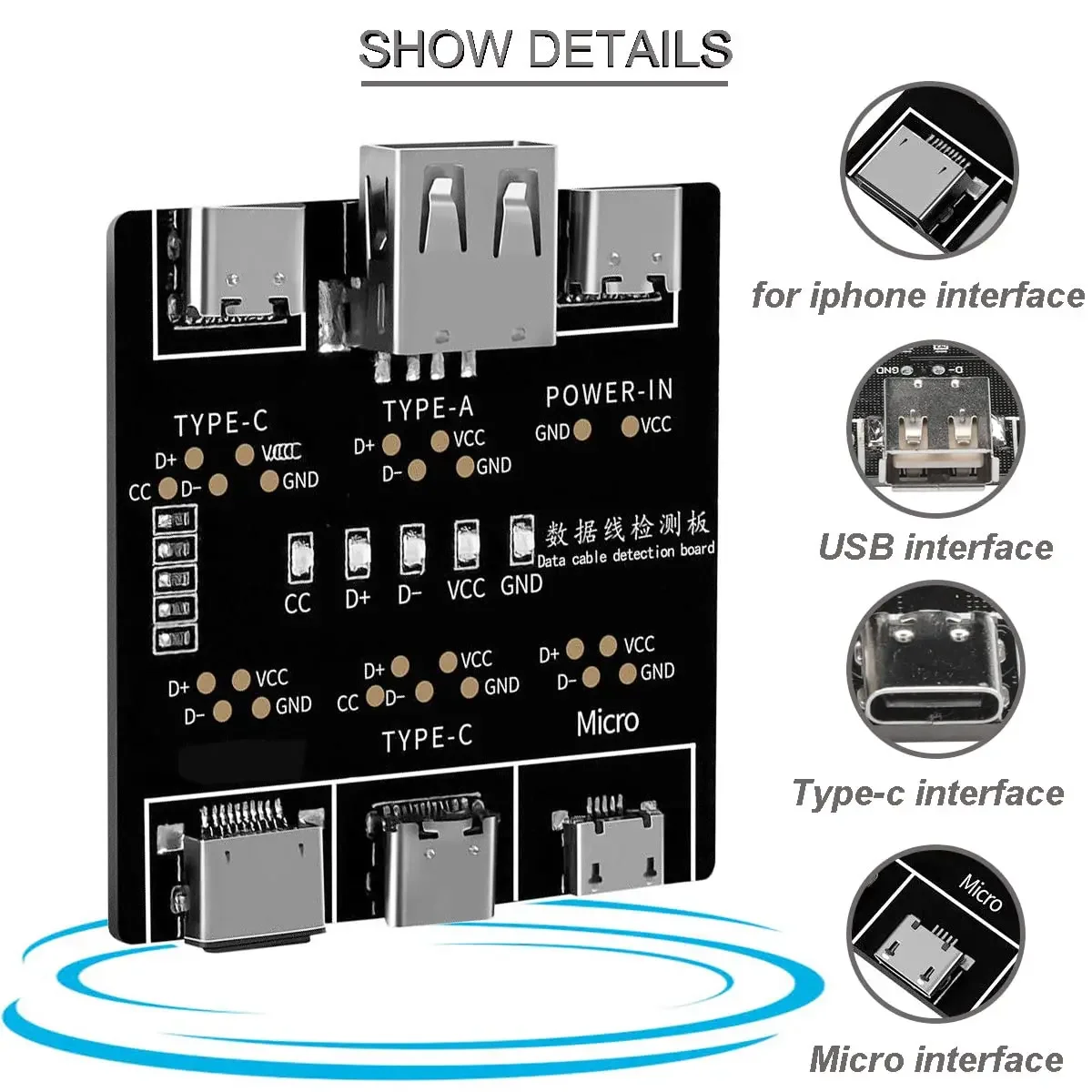 1-3Pcs DT3 USB Tester Data Cab - Micro Usb Cable ulasan dan harga